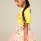 Ecru Salamander Skirt MODEL FRONT