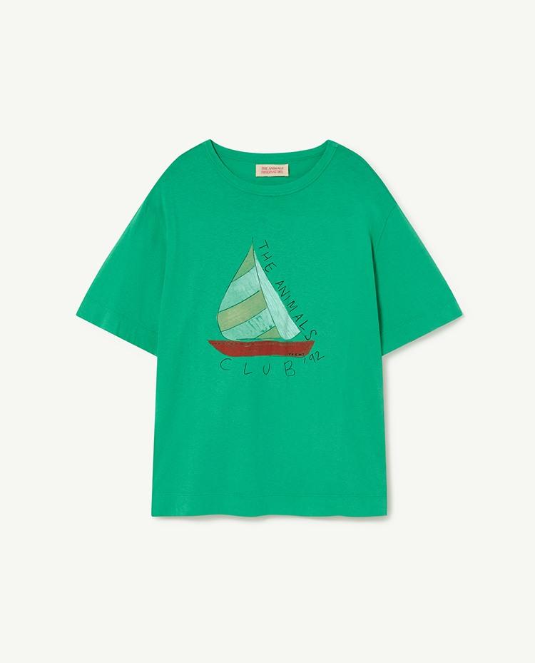 Green Rooster Oversize T-Shirt COVER