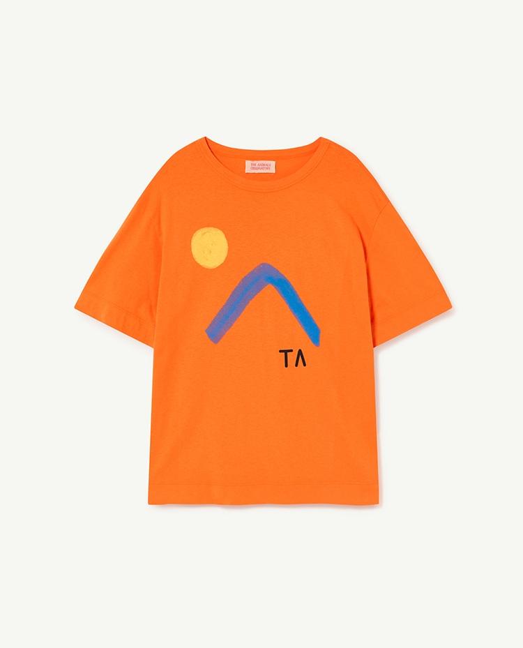 Orange Rooster Oversize T-Shirt COVER