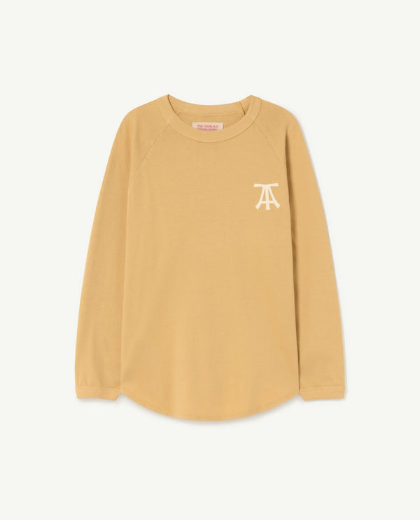 Brown Anteater Long Sleeve T-Shirt PRODUCT FRONT