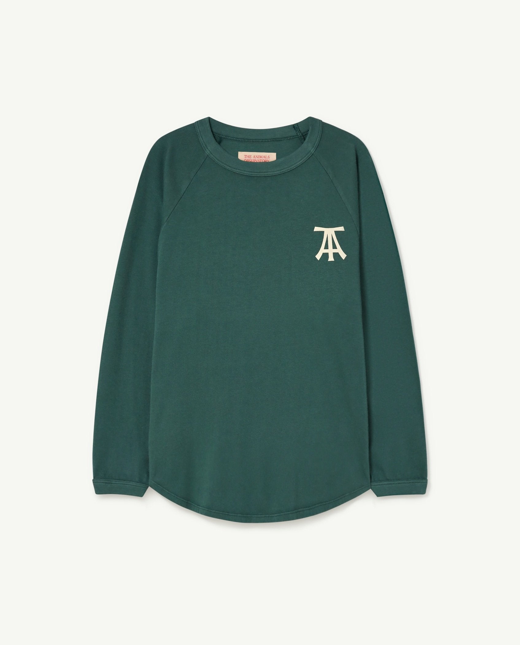 Dark Green Anteater Long Sleeve T-Shirt PRODUCT FRONT