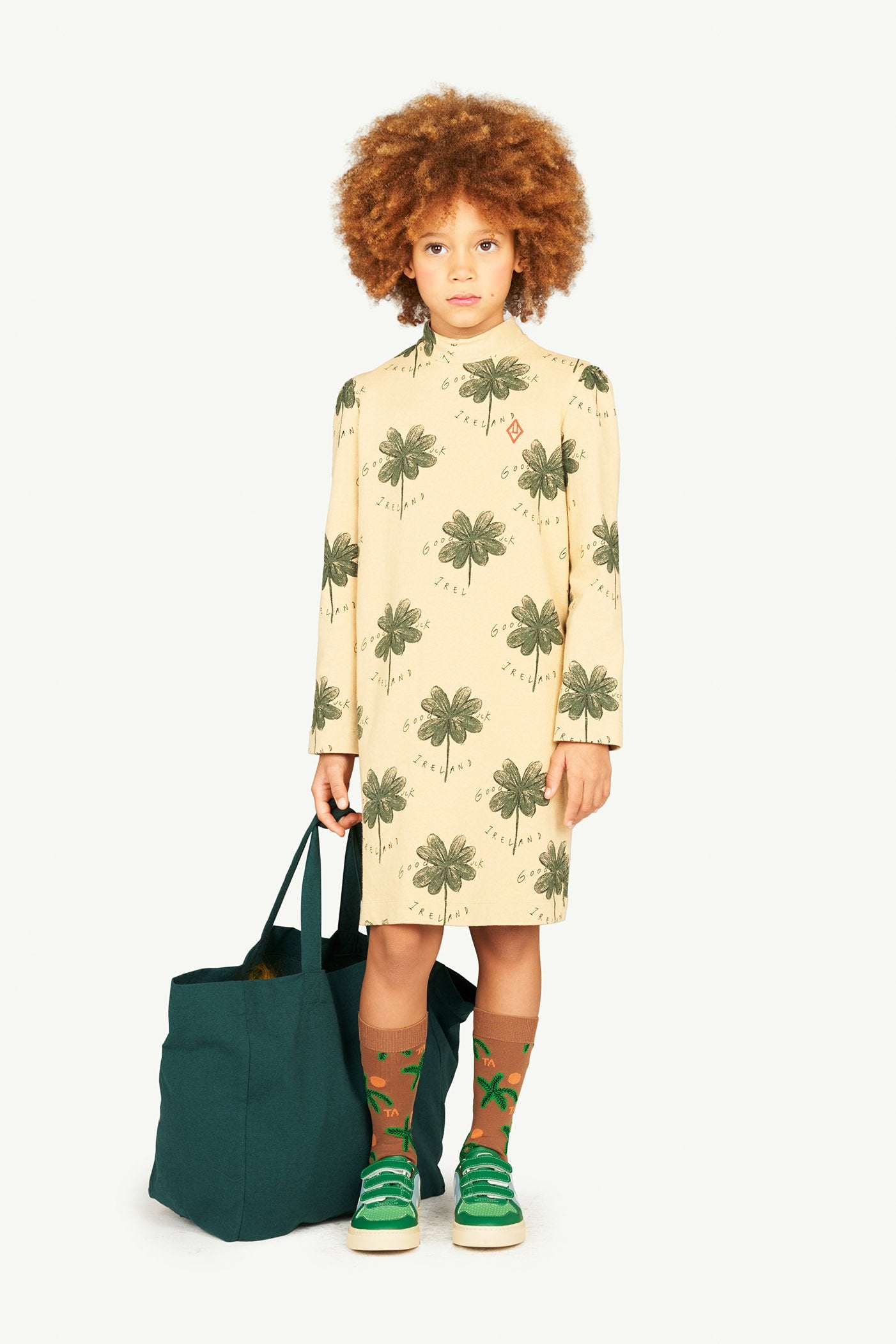 Brown Bug Dress MODEL FRONT