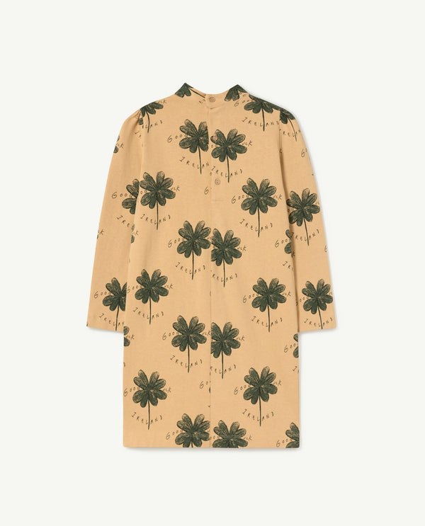 Brown Bug Dress PRODUCT BACK