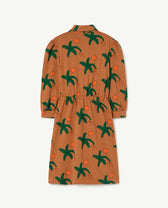 Brown Pigeon Dress PRODUCT BACK