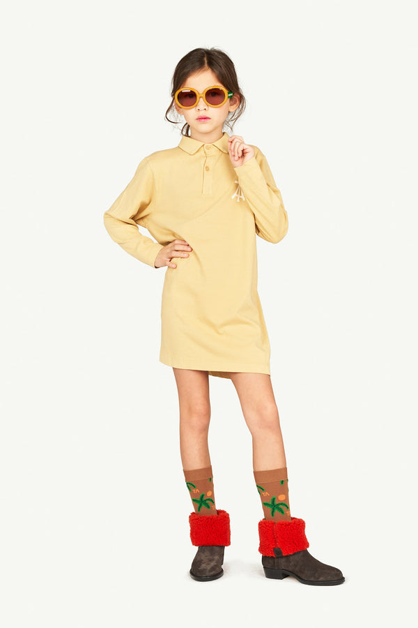Brown Dragon Dress MODEL FRONT