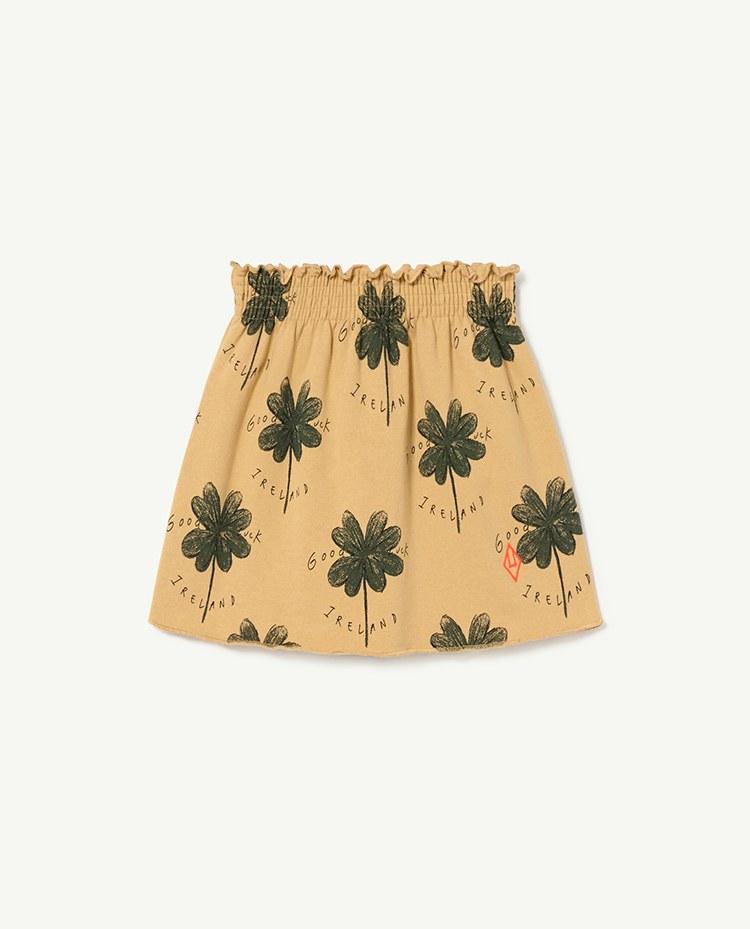 Brown Wombat Clovers Skirt COVER