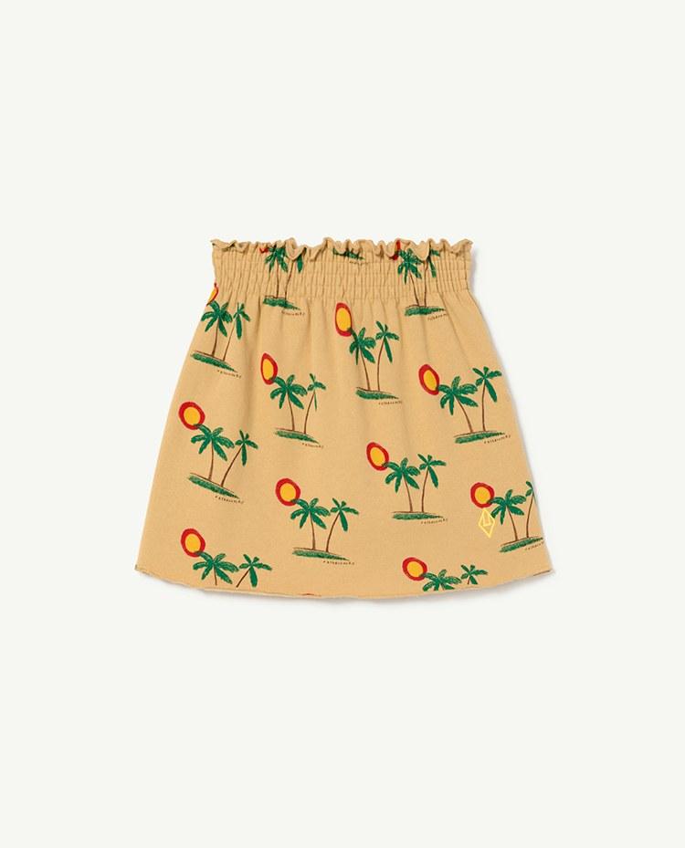 Brown Wombat Palms Skirt COVER