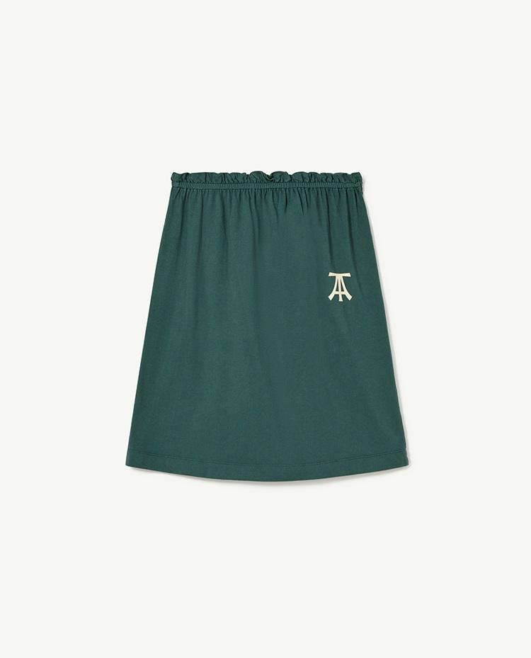 Dark Green Kitten Skirt COVER