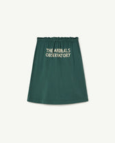 Dark Green Kitten Skirt PRODUCT BACK