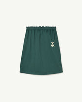 Dark Green Kitten Skirt PRODUCT FRONT