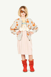 Rose Kitten Skirt MODEL BACK
