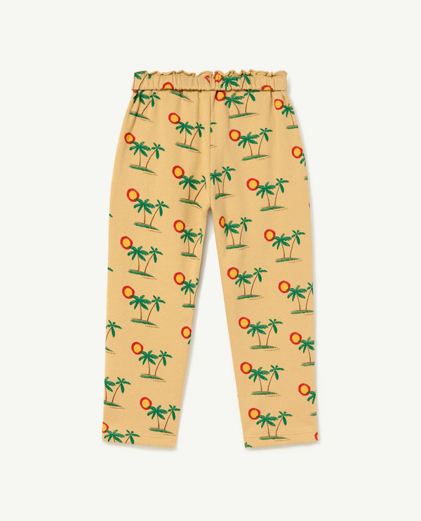 Brown Horse Palms Sweatpants PRODUCT BACK