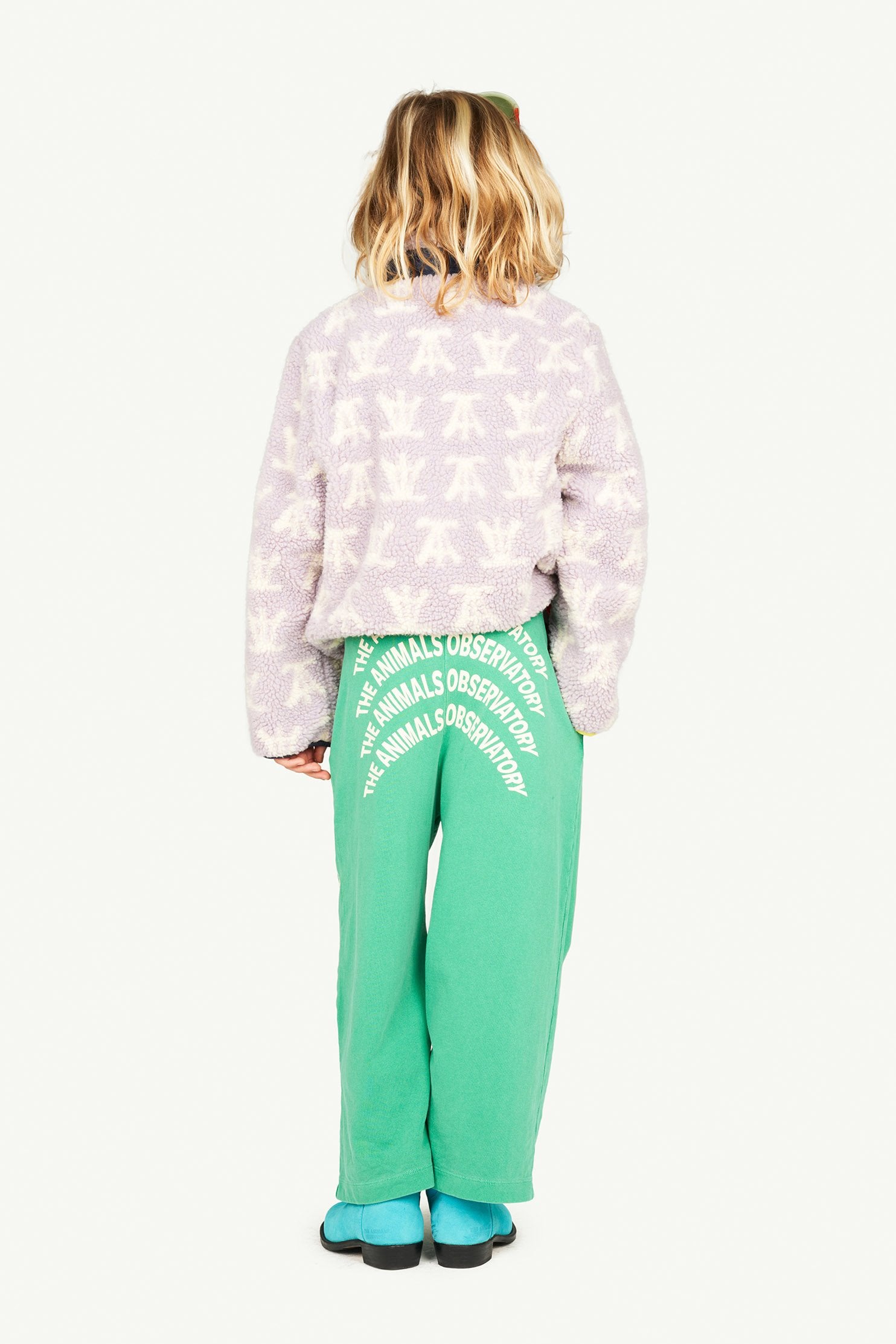 Green Stag Sweatpants MODEL BACK