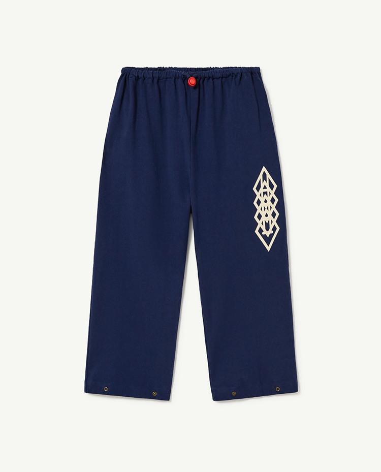 Deep Blue Stag Sweatpants COVER