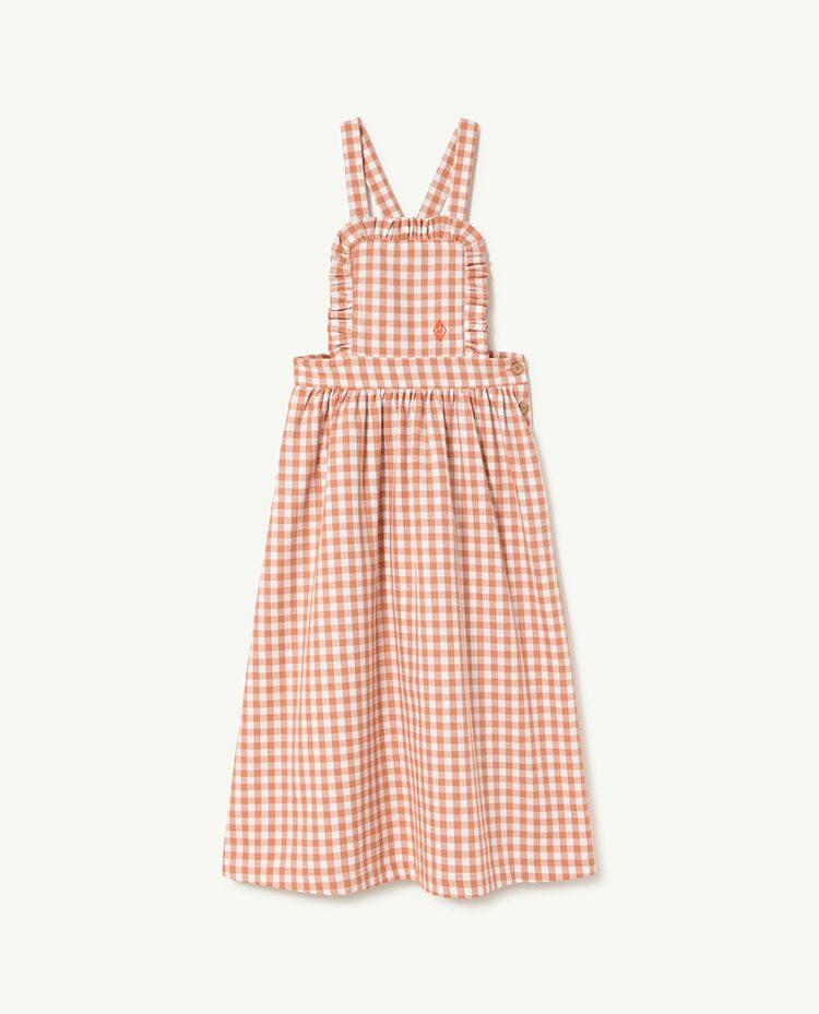 Soft Brown Cow Overall Dress COVER