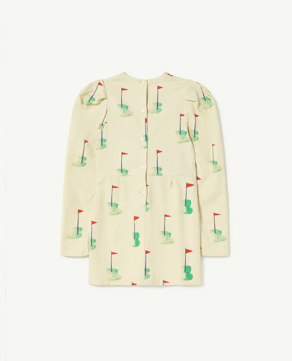 Ecru Otter Dress PRODUCT BACK