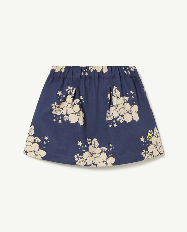 Deep Blue Swan Skirt PRODUCT FRONT