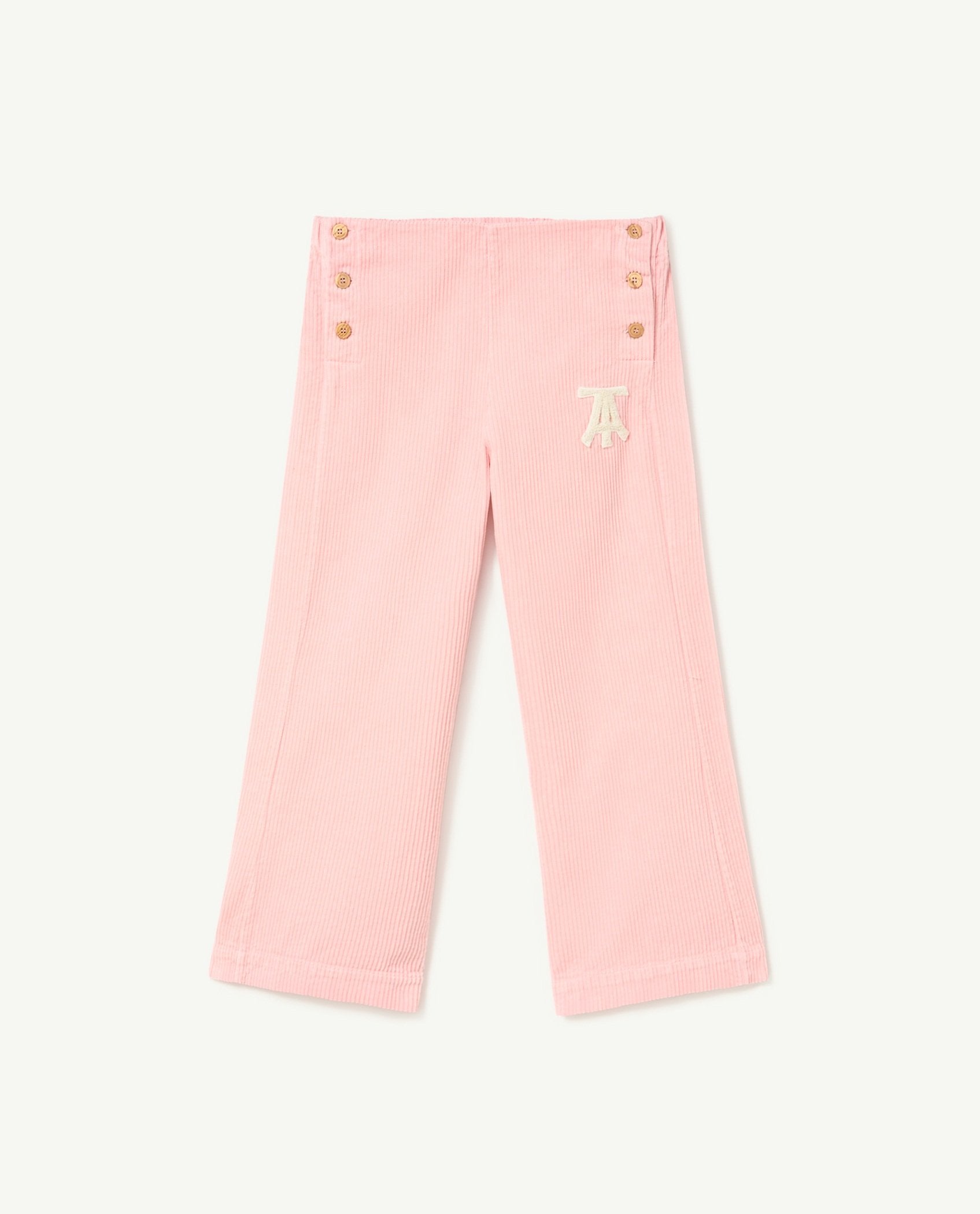 Pink Corduroy Porcupine Pants PRODUCT FRONT