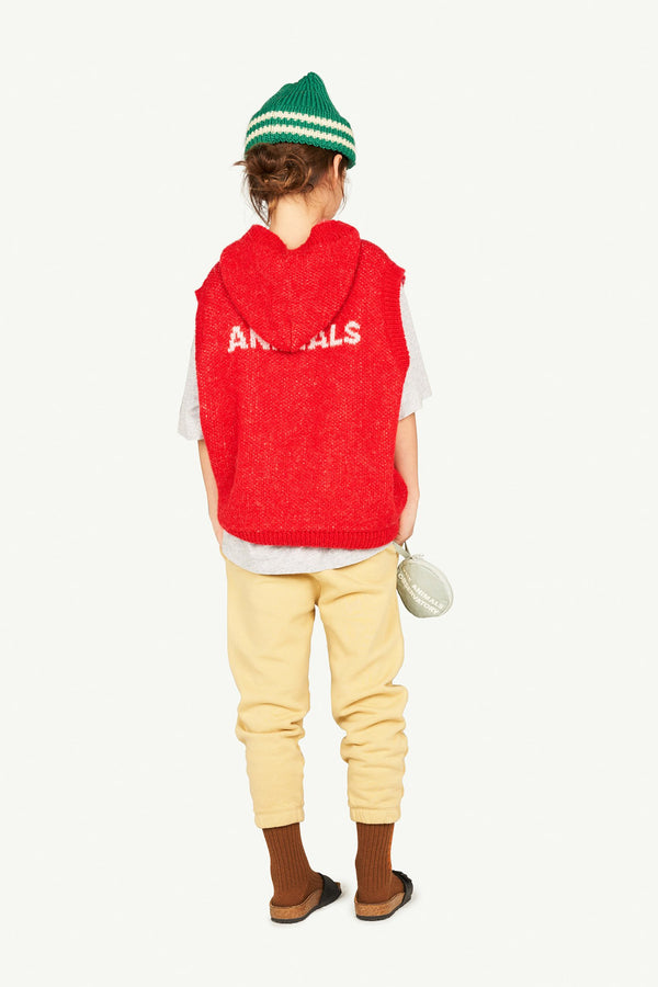 Red Yak Vest MODEL BACK