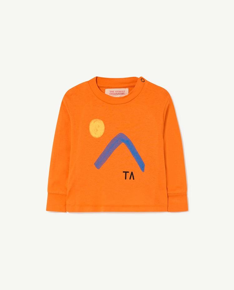 Orange Dog Baby Long Sleeve T-Shirt COVER