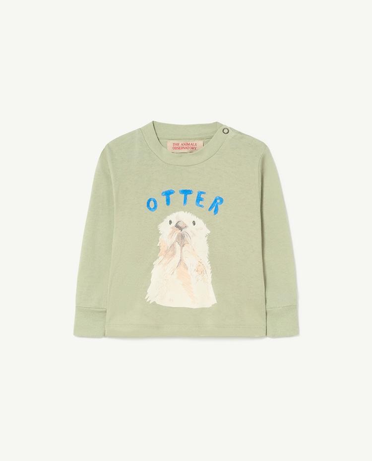Soft Green Dog Baby Long Sleeve T-Shirt COVER