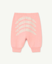 Pink Dromedary Baby SweatSweatpants PRODUCT BACK