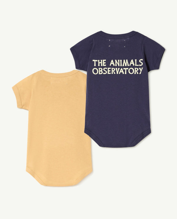 Pack Brown Chimpanzee Baby Bodysuit PRODUCT BACK