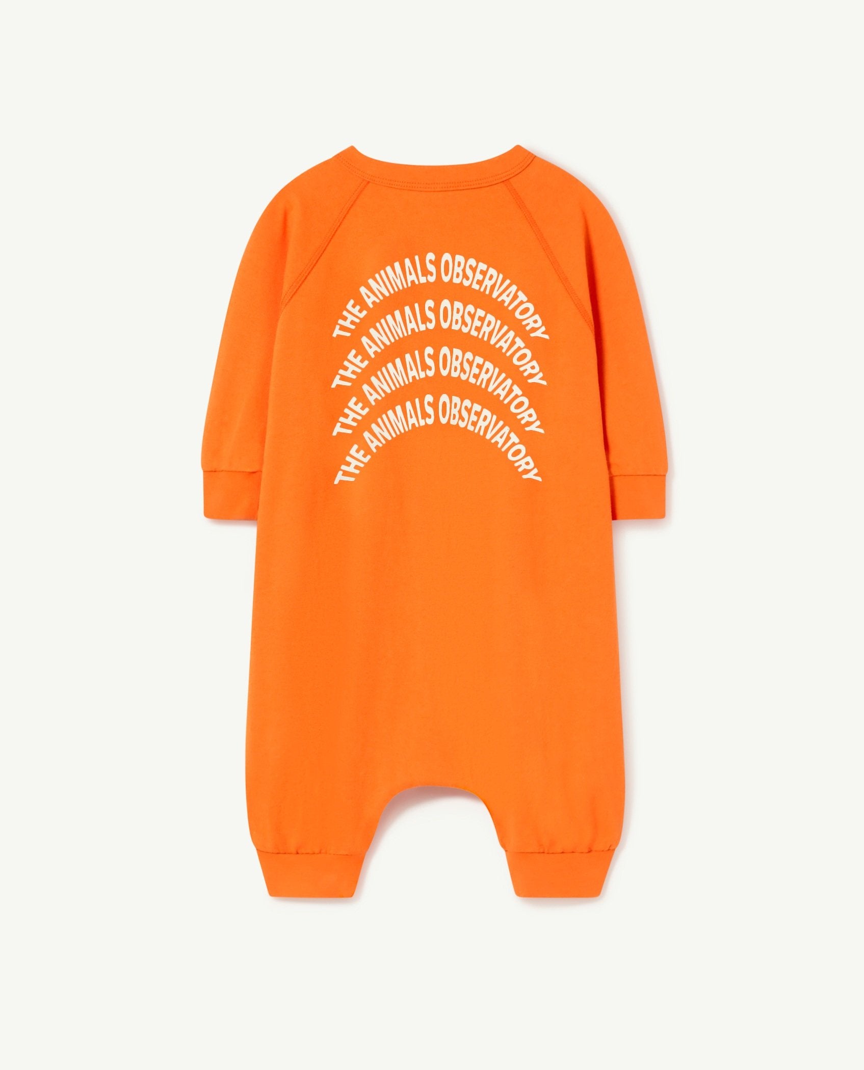 Orange Lamb Baby Jumpsuit PRODUCT BACK