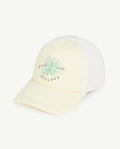White Elastic Hamster Cap