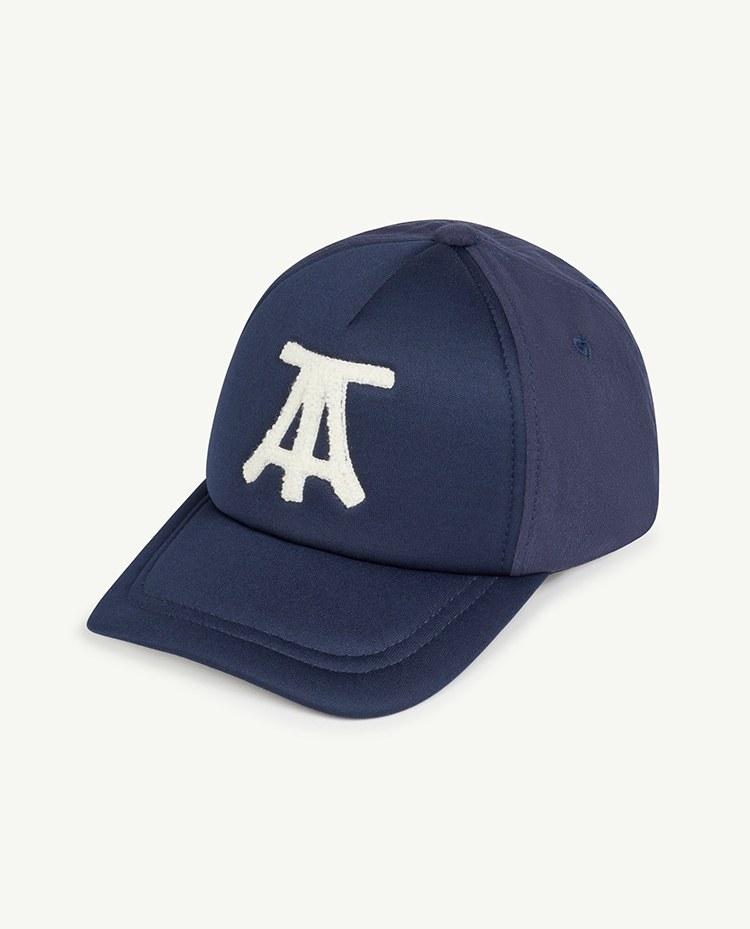Navy Elastic Hasmter Cap COVER