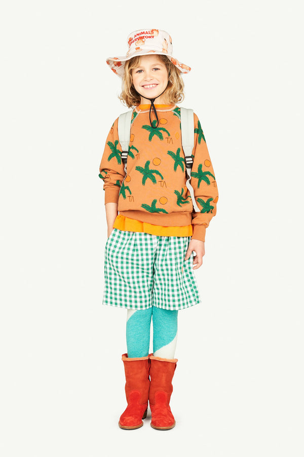 Turquoise Backpack MODEL FRONT