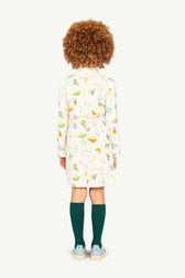 Green Snail Socks MODEL BACK