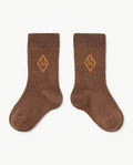 Brown Snail Baby Socks