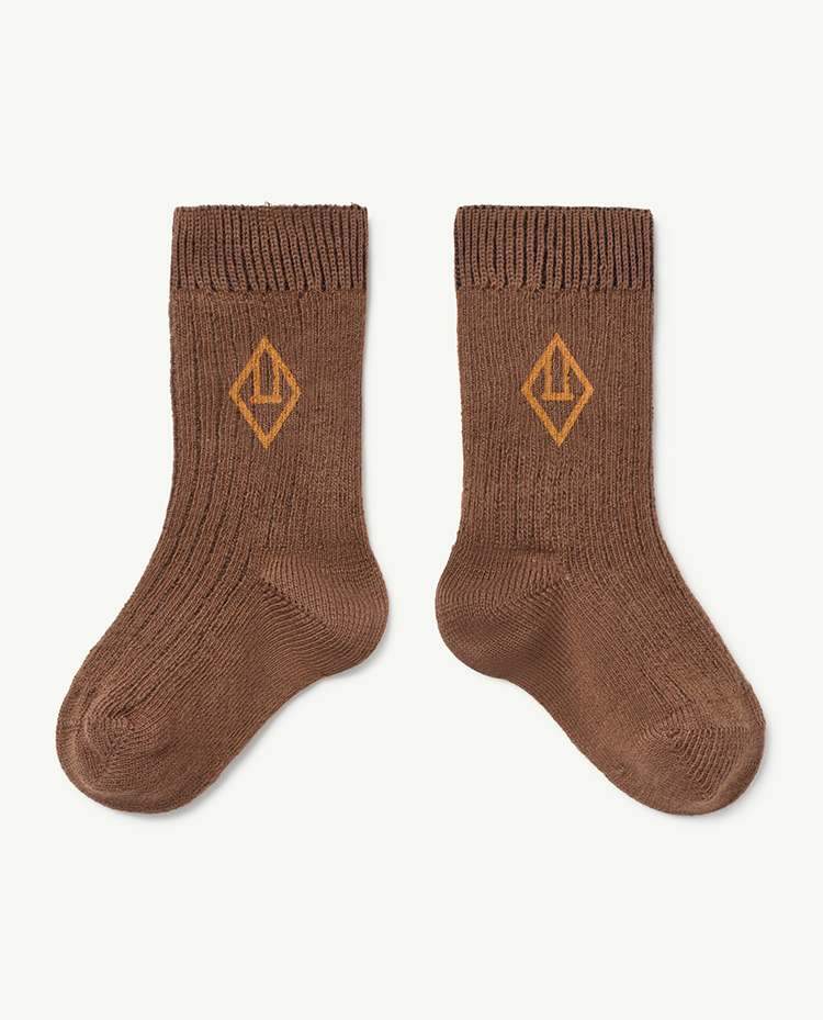Brown Snail Baby Socks COVER