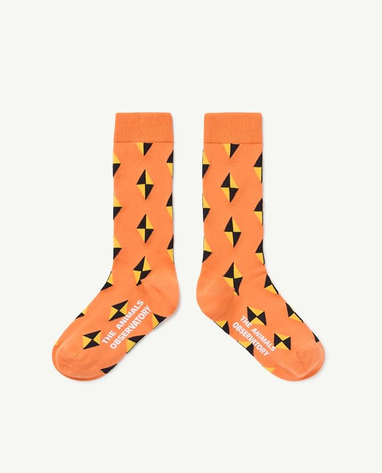Orange Worm Socks COVER