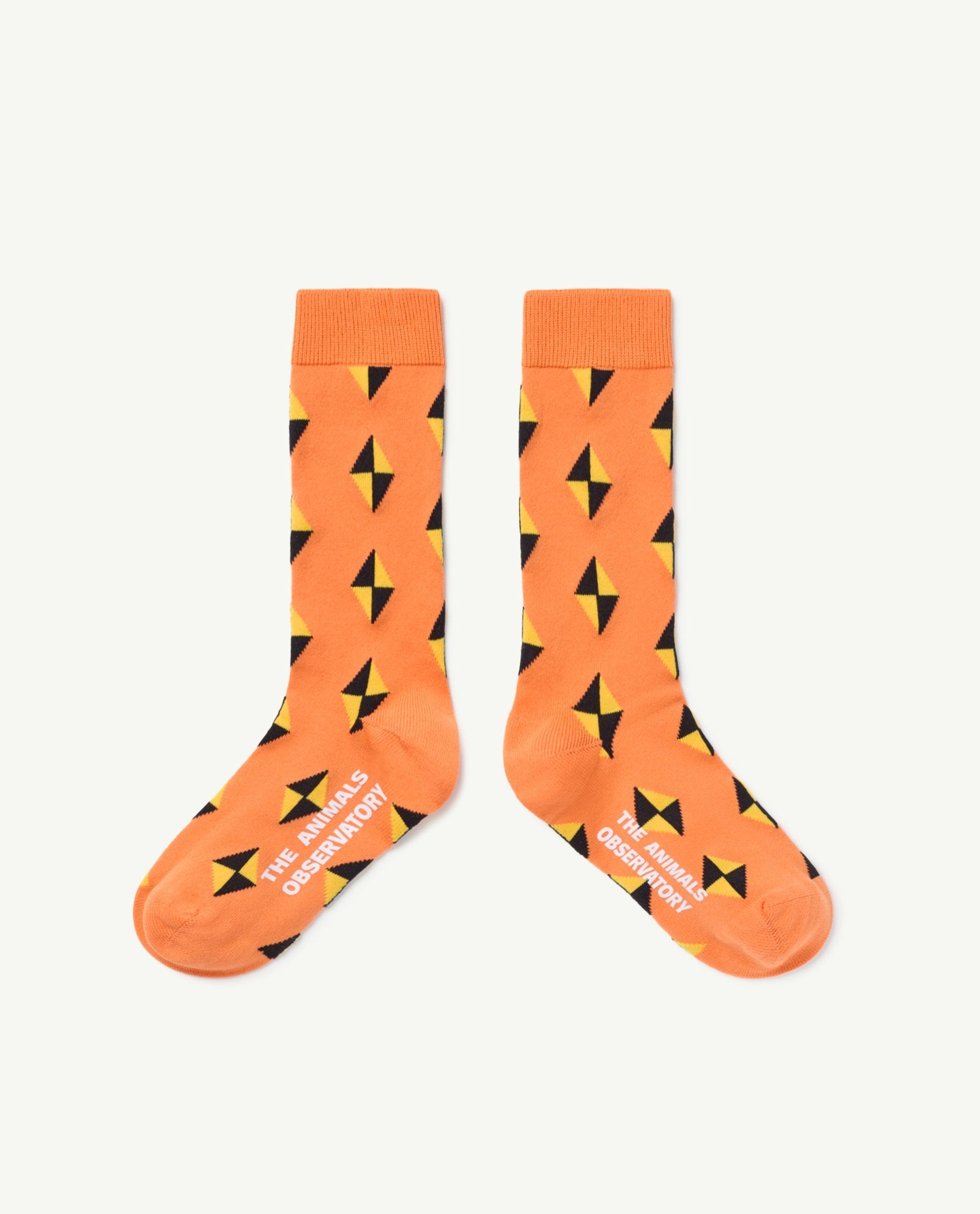 Orange Worm Socks PRODUCT FRONT