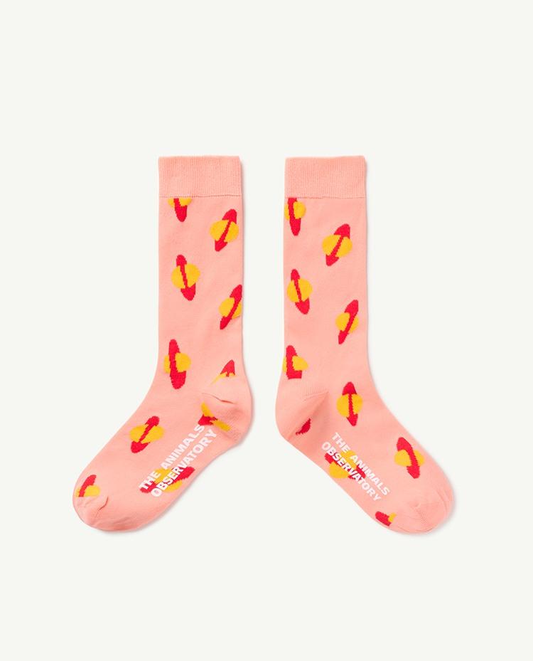 Soft Pink Worm Socks COVER
