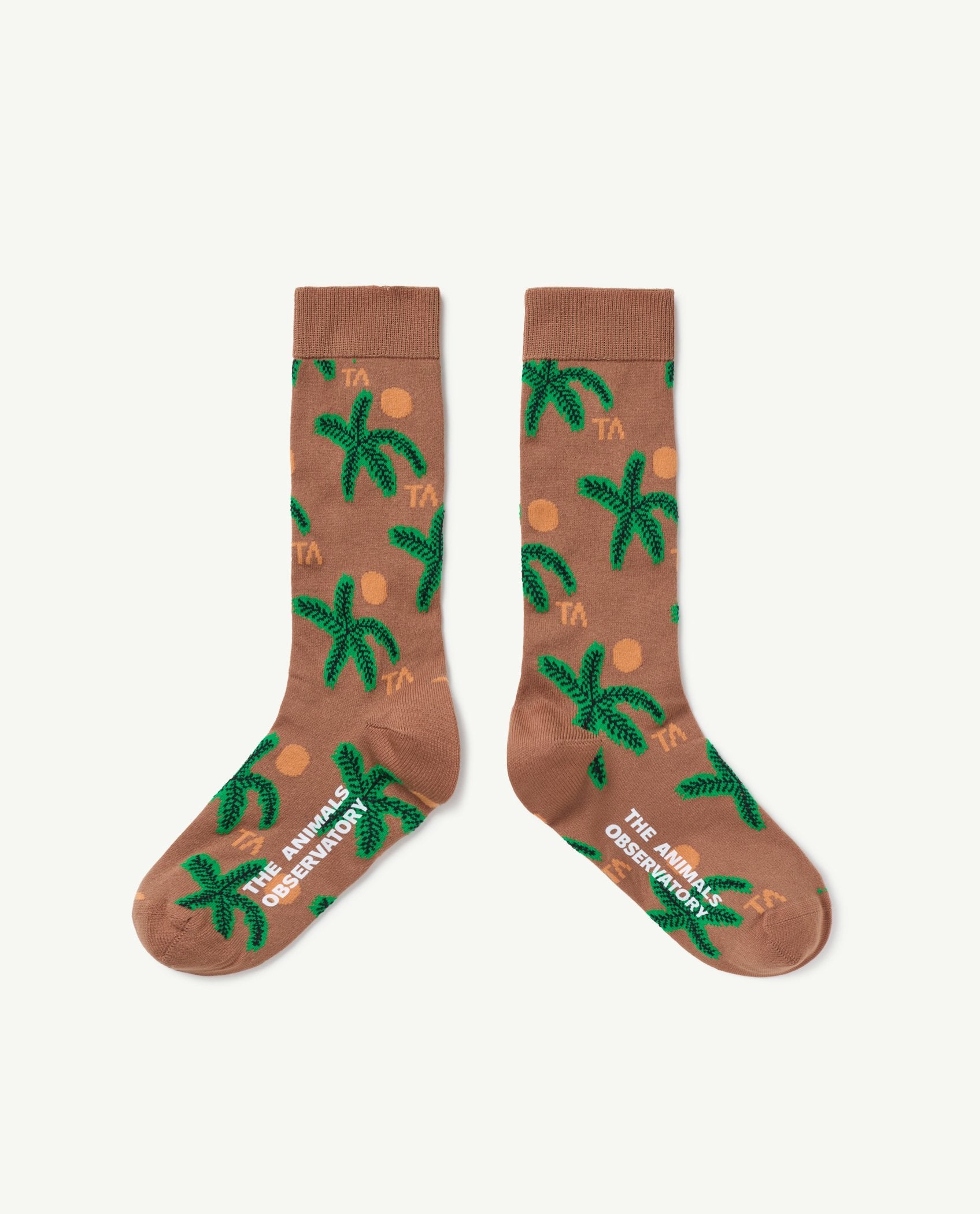Brown Worm Socks PRODUCT FRONT