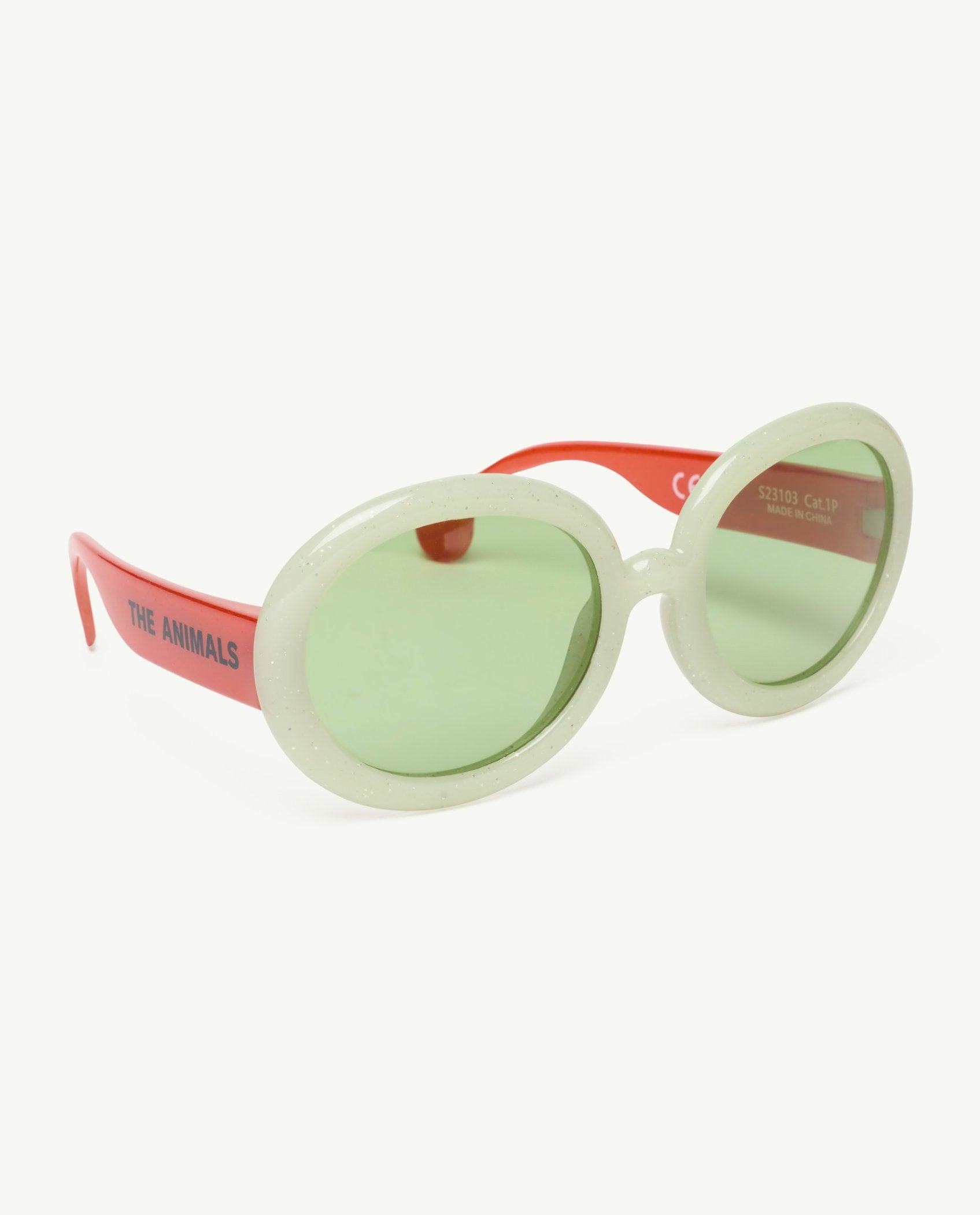 Red Circular Sunglasses PRODUCT BACK