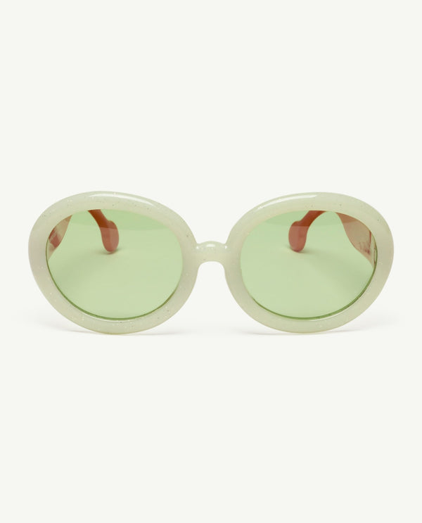 Red Circular Sunglasses PRODUCT FRONT