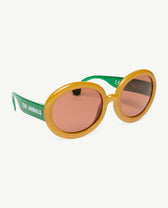 Green Circular Sunglasses PRODUCT BACK