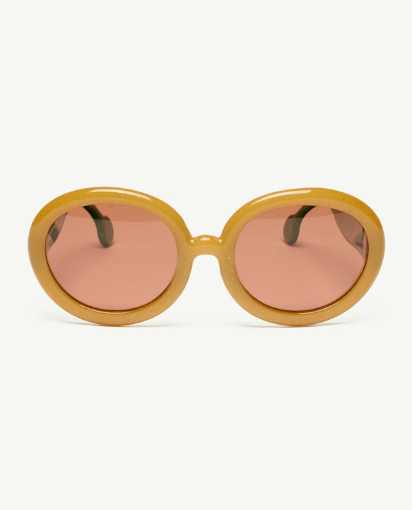 Green Circular Sunglasses PRODUCT FRONT