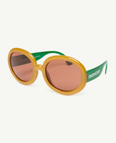 Green Circular Sunglasses PRODUCT SIDE
