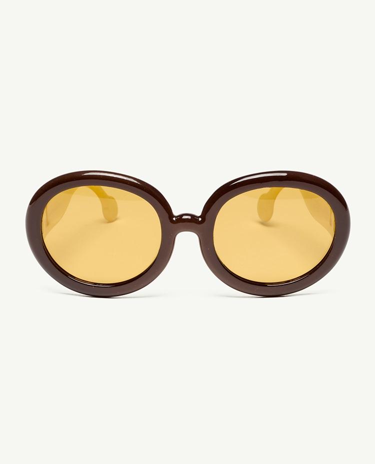 Soft Yellow Circular Sunglasses COVER