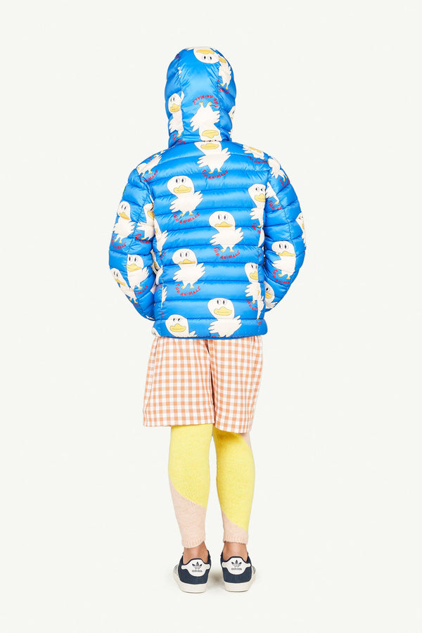 Blue Lobster Jacket MODEL BACK