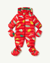 Red Bumblebee Baby Jacket PRODUCT FRONT