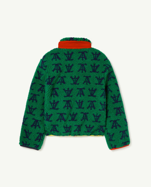 Green Sheep Jacket PRODUCT BACK