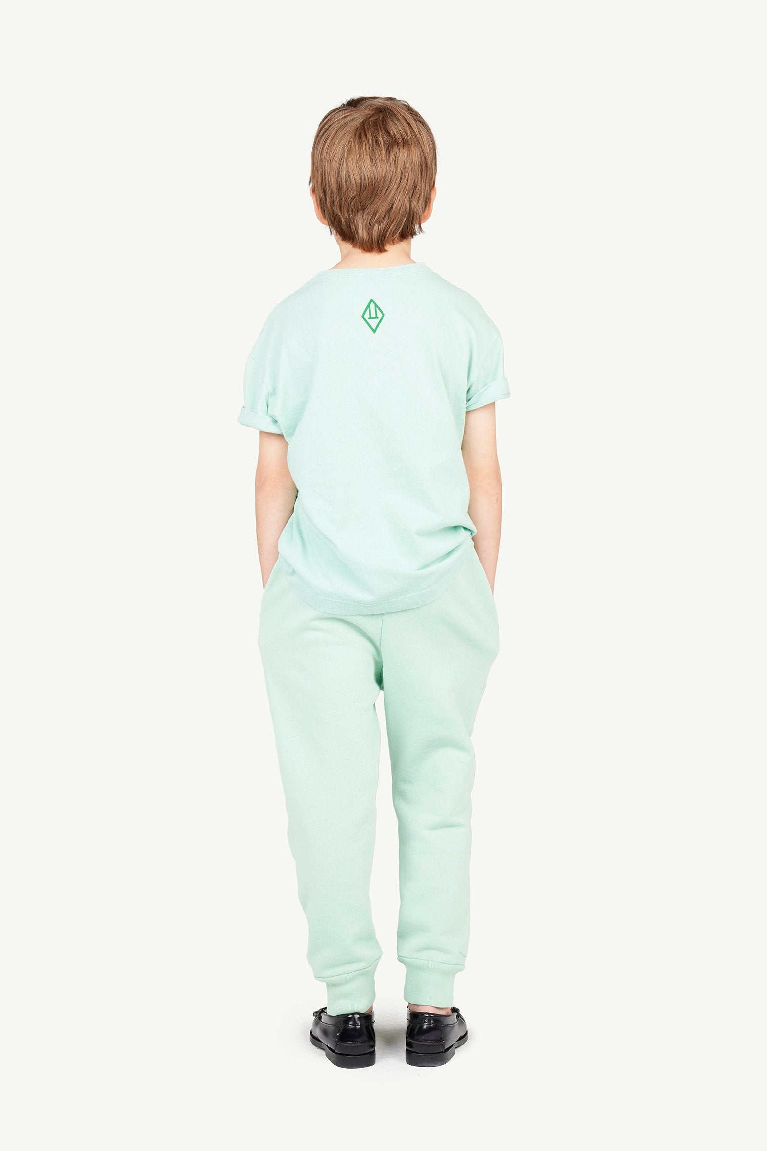 Turquoise Orion Kids T-Shirt MODEL BACK