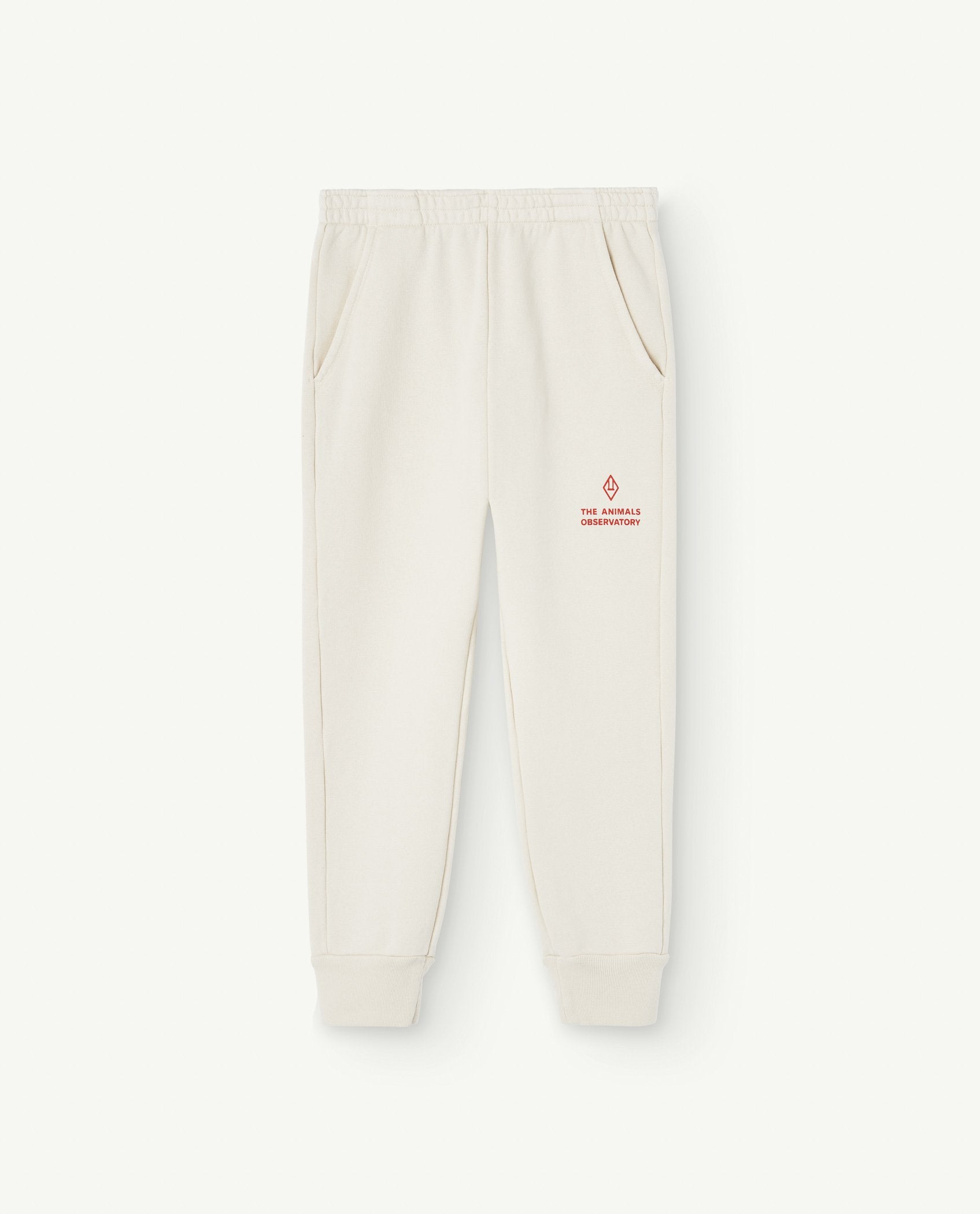 White Draco Kids Sweatpants PRODUCT FRONT