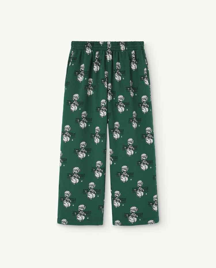 Recycled Green Poodle Camaleon Oversize Sweatpants COVER